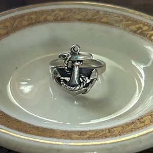 Vintage 925 Anchor Ring